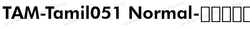 TAM-Tamil051 Normal字体转换